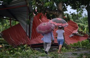 Activan la Alerta Naranja por posibles deslaves y deslizamientos de tierra