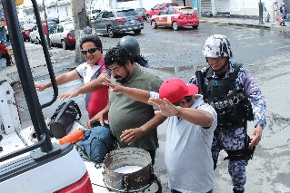 Operativo de seguridad en zona de Mercados de Veracruz (+fotos)