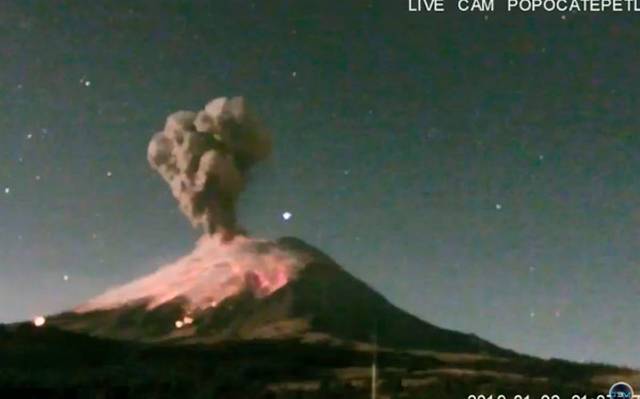 En Puebla continúa el semáforo de Alerta Volcánica en amarillo fase 2