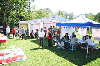 Familias disfrutan de la Vía Recreativa este domingo