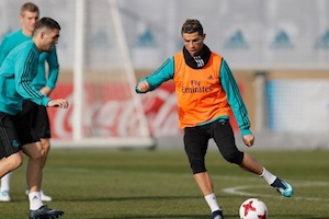 Sin problemas, Cristiano entrena con el Madrid