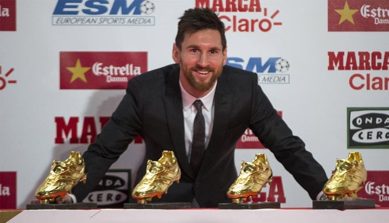 Messi gana cuarta Bota de Oro