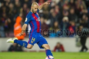 Barcelona despedirá a Mascherano de manera emotiva
