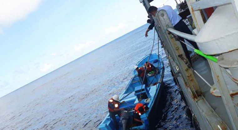 Rescata Semar a pescadores en Chiapas
