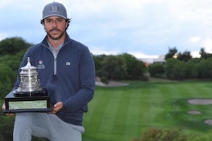 Golfista mexicano Óscar Fraustro gana el torneo San Luis Championship