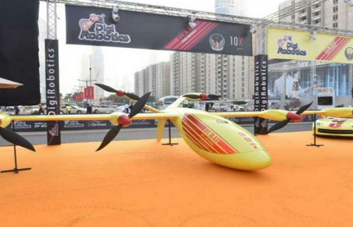 Dubái prueba un sistema de drones antiincendios