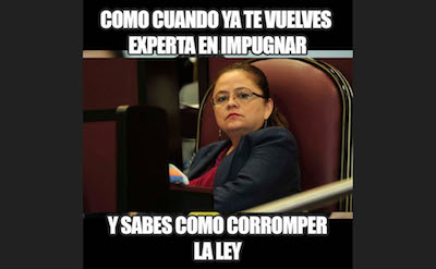 Daniela Griego se victimiza, y se atreve a impugnar cuando sabe que es inelegible