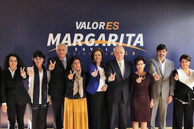 Presenta Margarita Zavala a su Consejo Político de campaña