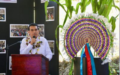 Esteban Bautista se reúne con hermanos de Coyutla hermosa región indígena de nuestro estado