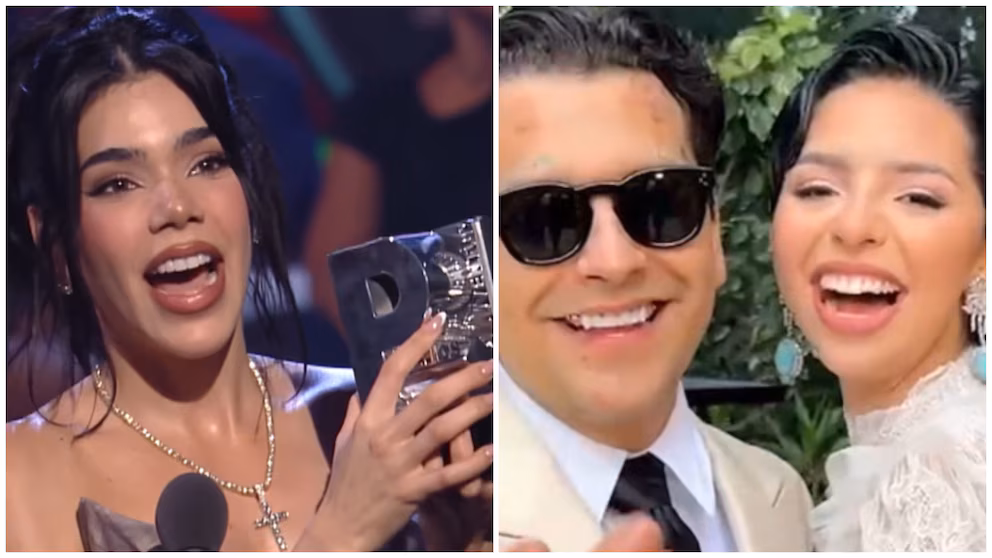 Kenia Os desata controversia en redes por un grito que lanzó en los Premios Juventud 2025: “Igual que Ángela Aguilar”