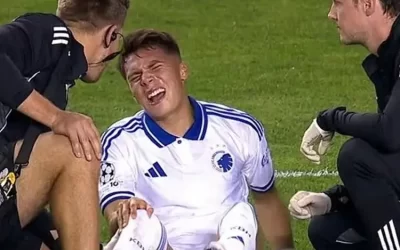 Mexicano Huescas se lesiona en su primer juego de Champions League (VIDEO)