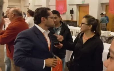 En evento de MC, reaparece Mercedes Santoyo, la excontralora de Cuitláhuac García