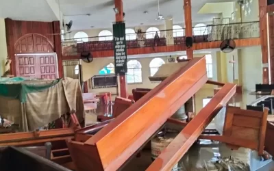 Así quedaron iglesias tras inundaciones en el norte de Veracruz; algunas lo perdieron todo