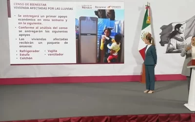 Inicia censo de apoyo a afectados por lluvias en Veracruz ¿Cuándo entregan enseres?
