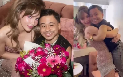 ‘Belinda puede con todo’ y carga a Abelito, emocionada (+Video)