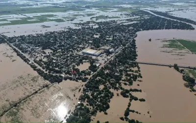 Continúa inundado El Higo, Veracruz