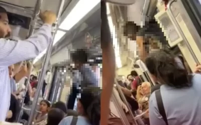 Hombre muere impactado tras intentar entrar por ventana del metro (+video)