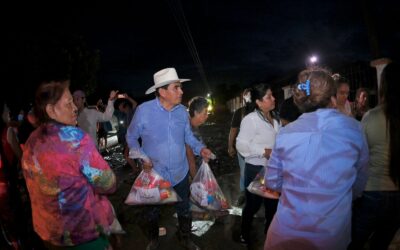 En Álamo, continúa Congreso con la entrega de ayuda para damnificados