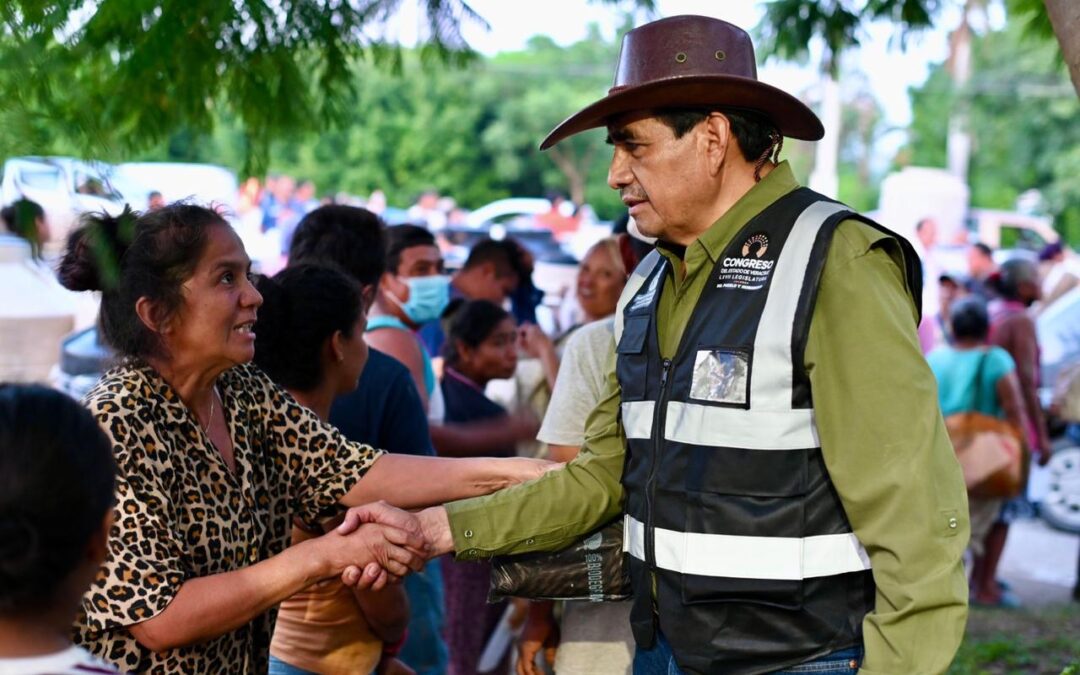 Intensifica Congreso entrega de apoyos a damnificados en el norte del estado