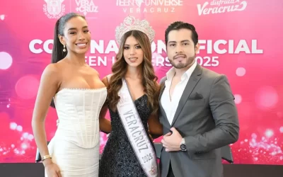 Coronan a Teen Universe Veracruz categoría Pre Teen