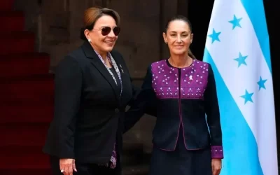 Honduras agradeció por apoyos de México: Sheinbaum tras reunión con Xiomara Castro