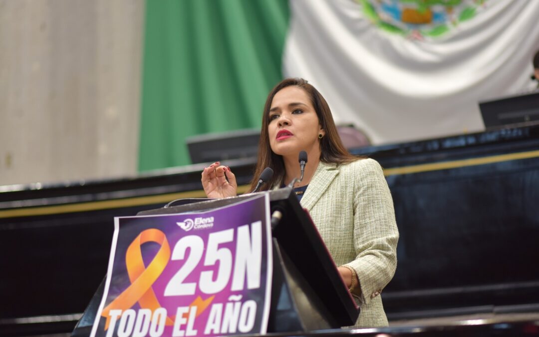 Convoca diputada a eliminar la violencia contra las mujeres en todos los ámbitos