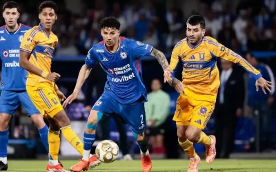 Cruz Azul rescata el empate ante Tigres en las Semifinales de ida