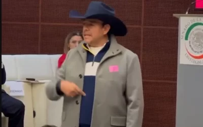 Le tienen miedo al sombrero; es persecución: denuncia líder de CNC que en el Senado lo obligaron a quitárselo