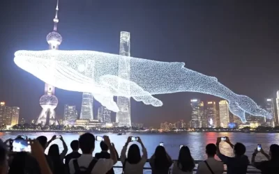 Bate récord mundial Guinness espectacular show de 65 mil drones en China (+Video)