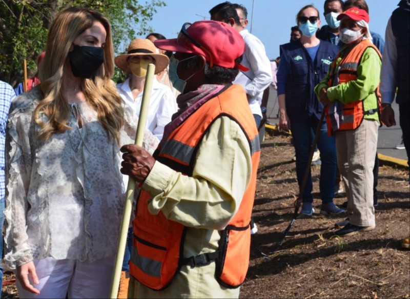 Da inicio la alcaldesa Patricia Lobeira al Programa de Mantenimiento a todos los Accesos Principales de la Ciudad