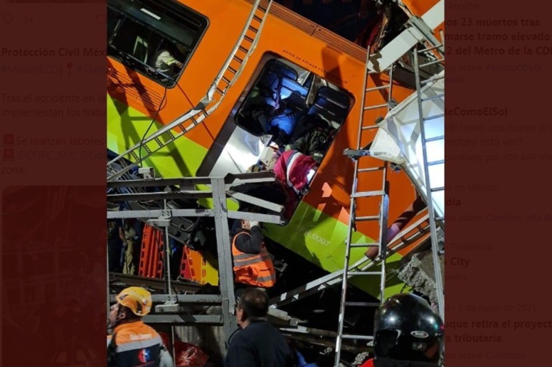 “Se escuchó un ruido muy fuerte y la gente empezó a caer»: sobreviviente de colapso del Metro